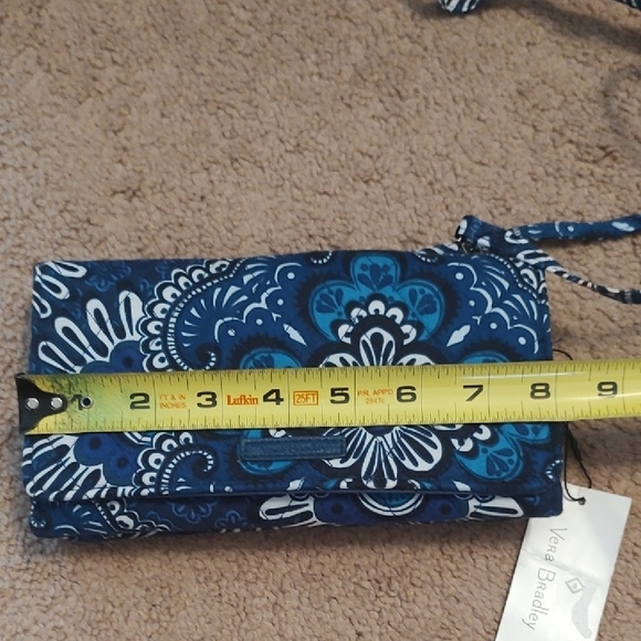 Vera Bradley Blue Floral Crossbody Bag - Picture 4 of 5